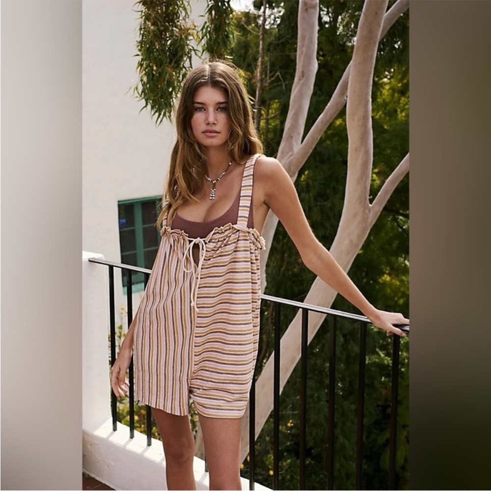 Free People striped romper